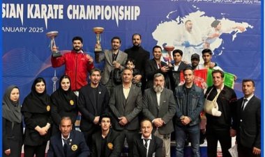 Afghan women’s karate team wins silver at Asian Shotokan Championship