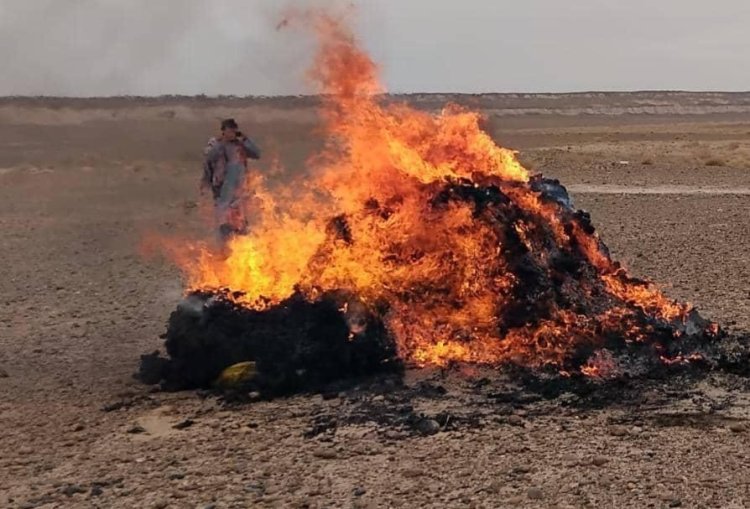 Taliban burn 500 kilograms of women's hair in Nimroz