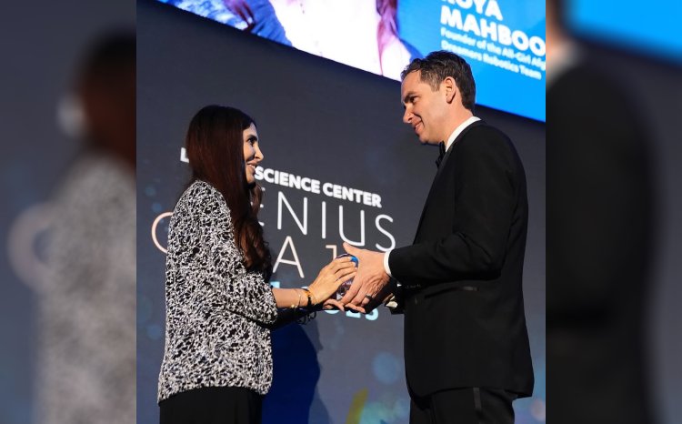 Leader of Afghan Robotics Team Awarded for Courage