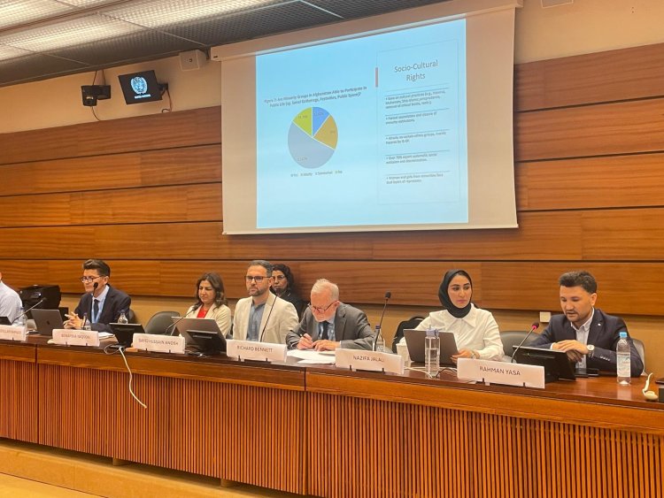 UN Side Event Held on Taliban’s Systematic Discrimination Against Minorities