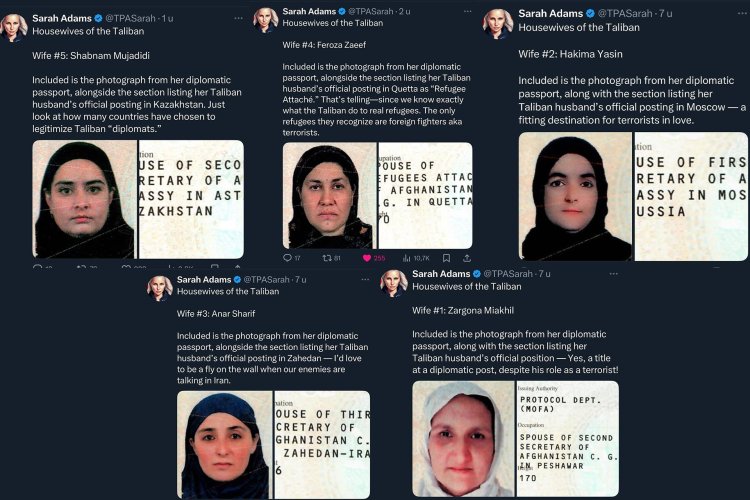 Former CIA officer publishes photos of Taliban leaders’ wives