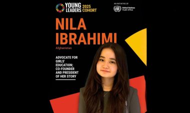 Afghan Girl Nila Ebrahimi Named UN Young Leader 2025