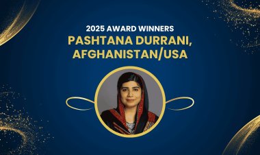Pashtana Durrani won Amnesty International USA’s annual Ginetta Sagan Award
