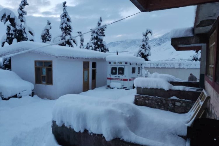 یک روز برفی در افغانستان