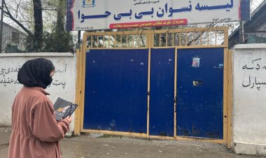 Afghan Girls Protest Education Ban with Symbolic Classes Behind Closed School Gates